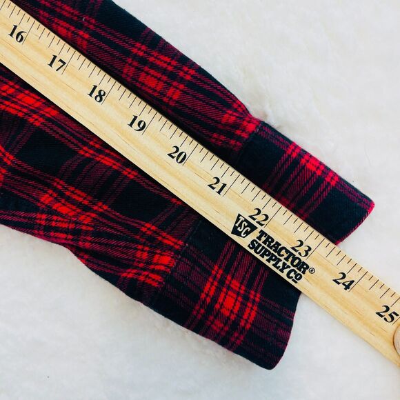 Duluth Trading Free Swingin Flannel 52007 Relaxed Fit Button Down Mens Sz Medium - Picture 8 of 11